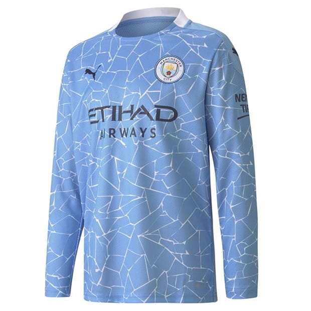 maglie mancia lunga Manchester City prima divisa 2020-2021